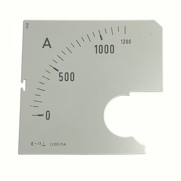MURCAL Medidor eléctrico Murphy by Enovation Controls Amperímetro, solo escala 0-1,200 AMP (00002462)