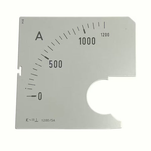 MURCAL Medidor eléctrico Murphy by Enovation Controls Amperímetro, solo escala 0-1,200 AMP (00002462)