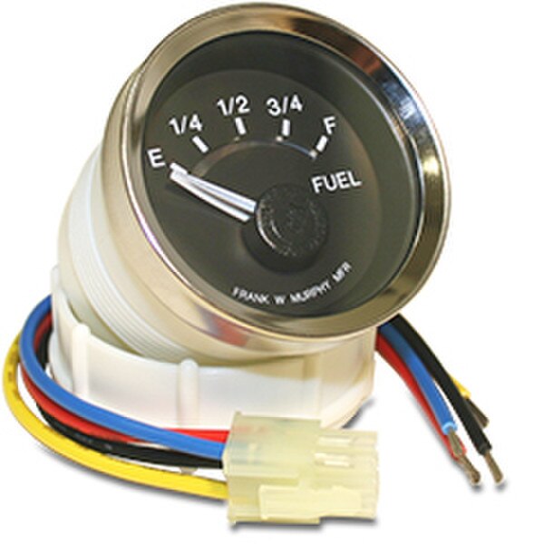 MURCAL Medidor eléctrico Murphy by Enovation Controls Medidor de combustible eléctrico LED verde EG21F-12, (15700654)