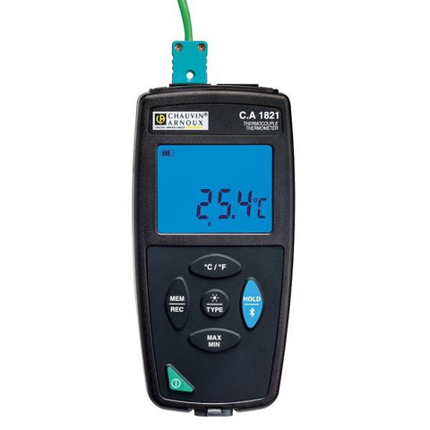 CHAUVIN ARNOUX P01654821 - 1821 - Thermometer with 1 input K, J, T, E, N, R, S