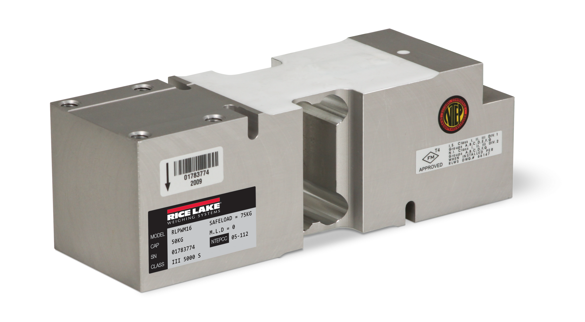 Rice Lake RLPWM16 Aluminum, Single Point Load Cell / Celdas de carga / Células de carga