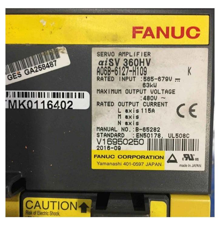 Ventiladoruc Servoaccionamiento A06B-6127-H109