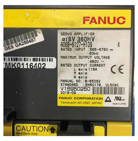 Ventiladoruc Servoaccionamiento A06B-6127-H109