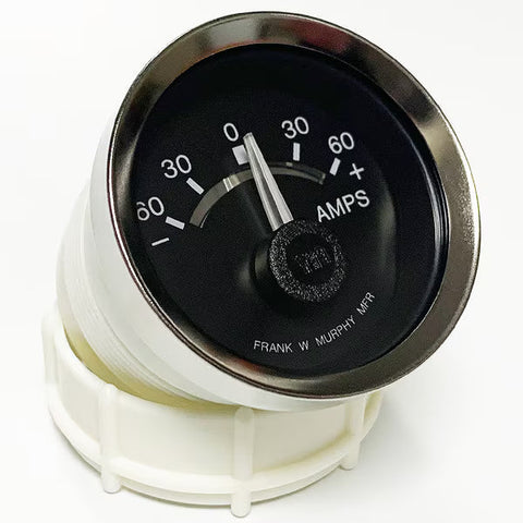 MURCAL Medidor eléctrico Murphy by Enovation Controls Amperímetro eléctrico EG21AM-60-12, (65700106)