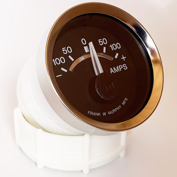 MURCAL Medidor eléctrico Murphy by Enovation Controls Amperímetro eléctrico EG21AM-100-12, (65700112)