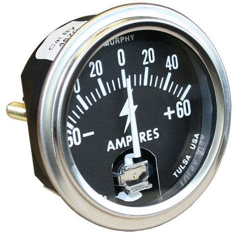 MURCAL Medidor eléctrico Murphy by Enovation Controls Amperímetro  60-0-60 (65700259)