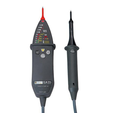 CHAUVIN ARNOUX P01191771 - 771 - 1000V AC/1400V DC voltage tester with led