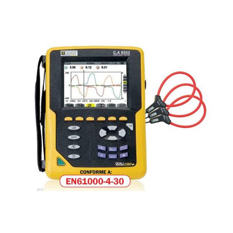 CHAUVIN ARNOUX 11-0000-404 - 8333MA - 4V/3I network analyzer and MiniFlex MA193