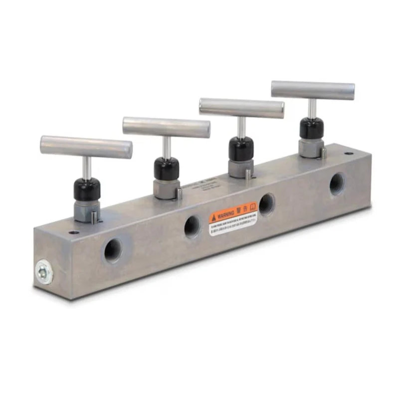 Enerpac AM41 - colector hidráulico de flujo dividido - 1 - entrada - 4 puertos de salida