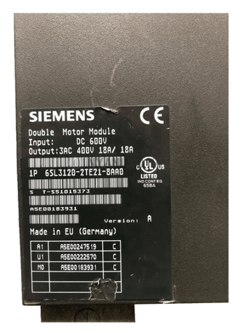 SIEMENS Servoaccionamiento 6SL3120-2TE21-8AA0