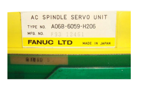 Ventiladoruc Servoaccionamiento A06B-6059-H206