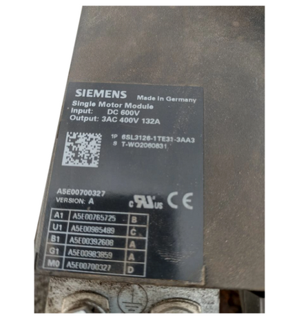 SIEMENS Servoaccionamiento 6SL3126-1TE31-3AA3