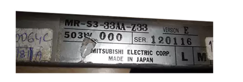 Mitsubishi Servoaccionamiento MR-S3-33AA-Z33