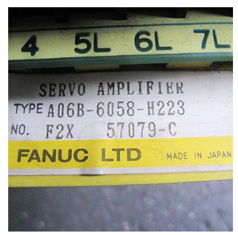 Ventiladoruc Servoaccionamiento A06B-6058-H223