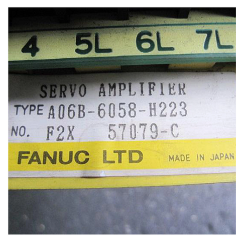 Ventiladoruc Servoaccionamiento A06B-6058-H223