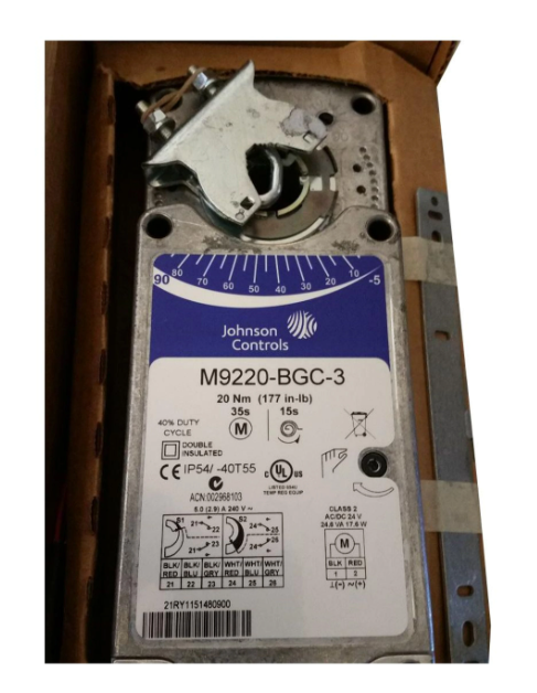 Johnson Controls Actuator M9220-BGC-3