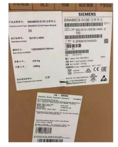 Siemens VFD Frequency Converter 6SL3310-1GE36-1AA3