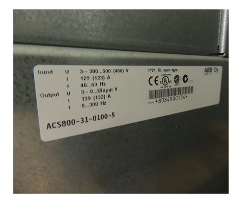 ABB VFD Frequency Converter ACS800-31-0100-5