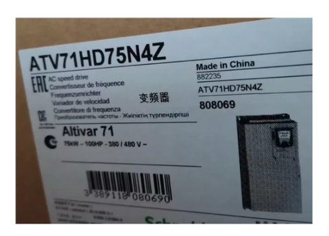 Schneider VFD Frequency Converter ATV71HD75N4Z