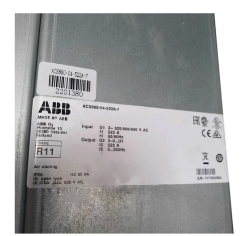 ABB VFD Frequency Converter ACS880-04-522A-7