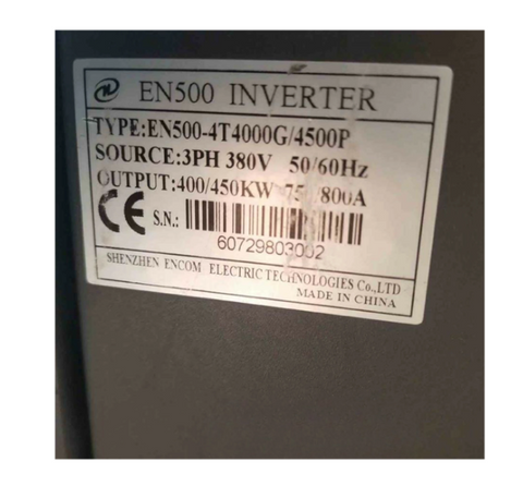 ENC VFD Frequency Converter EN500-4T4000G/4500P
