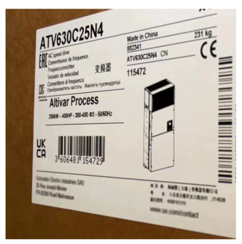 Schneider VFD Frequency Converter ATV630C25N4