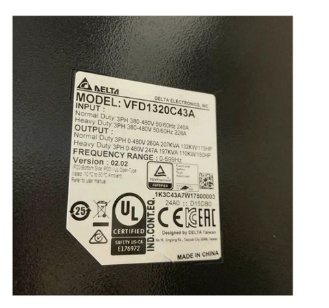 Delta VFD Frequency Converter VFD1320C43A