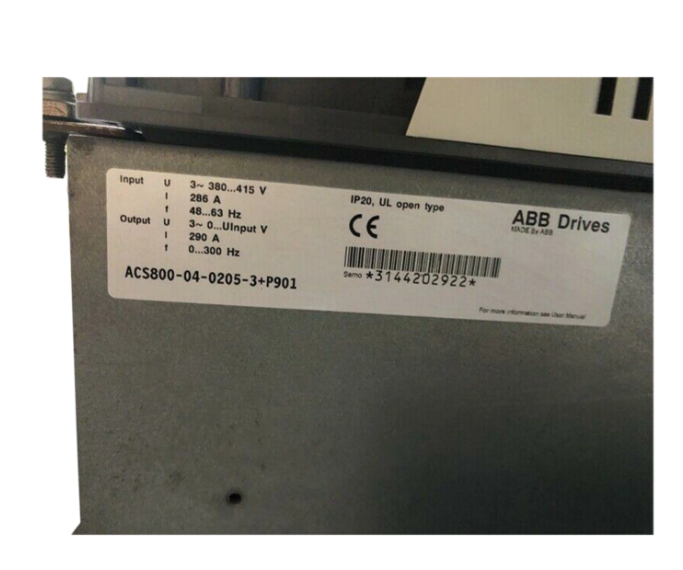 ABB VFD Frequency Converter ACS800-04-0205-3+P901
