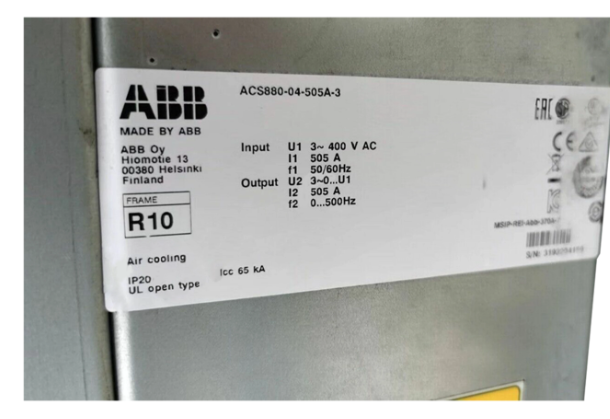 ABB VFD Frequency Converter ACS880-04-505A-3