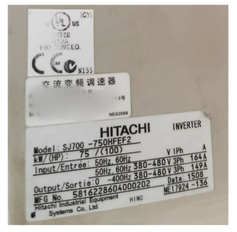 HITACHI VFD Frequency Converter SJ700-750HFEF2