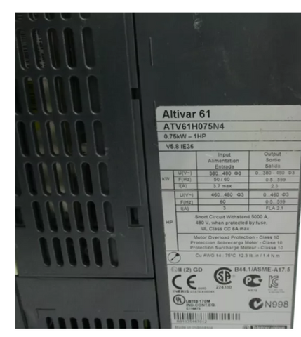 Schneider VFD Frequency Converter ATV61HC11N4