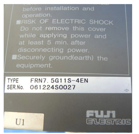 Fuji VFD Frequency Converter FRN7.5G11S-4EN