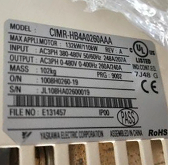 Rockwell Allen-Bradley PowerFlex 700S AC Drive 65 A 50 Hp 20D 20DD065A0EYNANANE