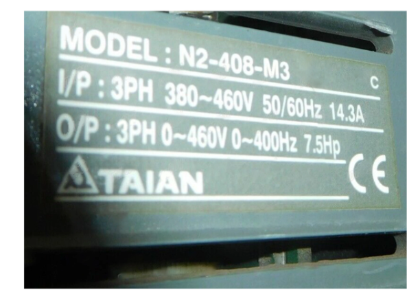 TAIAN VFD Frequency Converter N2-408-M3