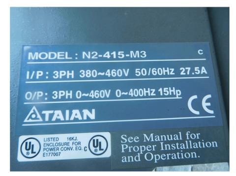 TAIAN VFD Frequency Converter N2-415-M3