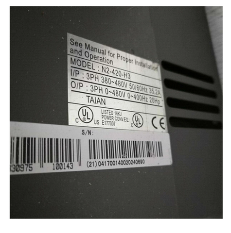 TAIAN VFD Frequency Converter N2-420-H3