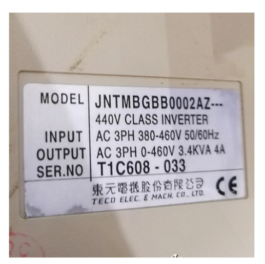 Teco TAIAN VFD Frequency Converter JNTMBGBB0002AZ