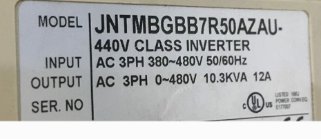 Teco TAIAN VFD Frequency Converter JNTMBGBB7R50AZAU