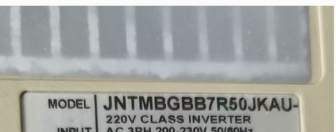 Teco TAIAN VFD Frequency Converter JNTMBGBB7R50JKAU