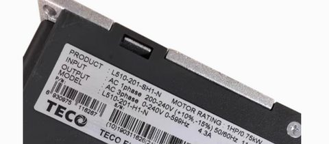 Teco TAIAN VFD Frequency Converter L510-201-SH1-N