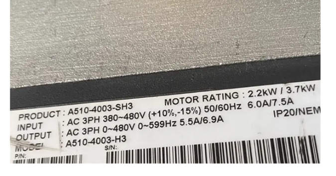 Teco TAIAN VFD Frequency Converter A510-4003-SH3