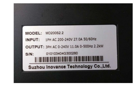 Inovance VFD Frequency Converter MD200S2.2