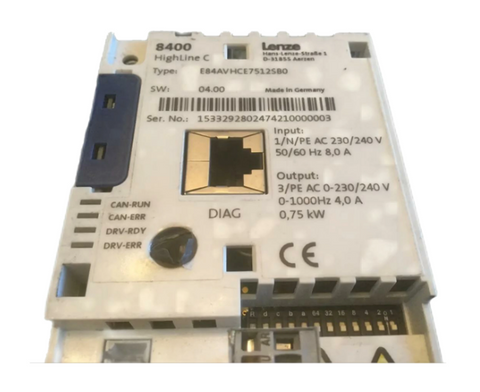 Lenze VFD Frequency Converter E84AVHCE7512SBO