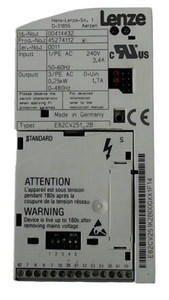 Lenze VFD Frequency Converter E82CV251_2B