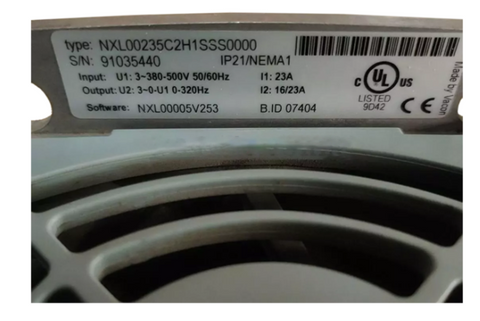 VACON VFD Frequency Converter NXL00235C2H1SSS0000