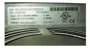 VACON VFD Frequency Converter NXL00465C2H1SSS00AA