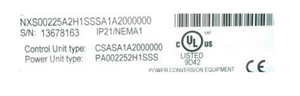 VACON VFD Frequency Converter NXS00225A2H1SSSA1A2000000