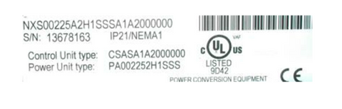 VACON VFD Frequency Converter NXS00225A2H1SSSA1A2000000