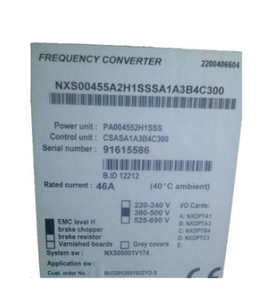 VACON VFD Frequency Converter NXS00455A2H1SSSA1A3B4C300