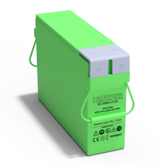 MONBAT FRONT TERMINAL VRLA AGM BATTERY 12MVR75TA